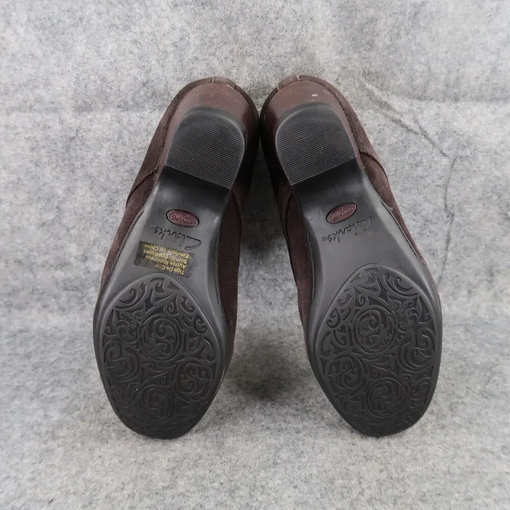 Clarks Shoes Womens 7.5 Bootie Fashion Desert Chukka Leather Lace Up Active Air
